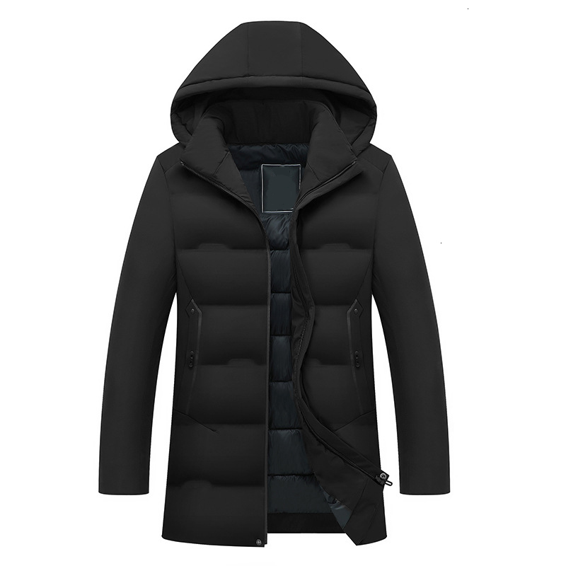 

Men Clothes 2019 Winter Jacket Men Hooded Cotton-padded Parka Jacket Thicken Warm Winter parka Coat, Green