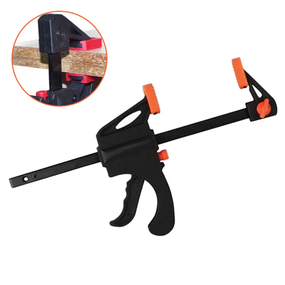 1 Pcs 4 pouces rapide à cliquet de presse Vitesse Pincez bois Pince clip Kit Spreader Gadget outil couleur aléatoire