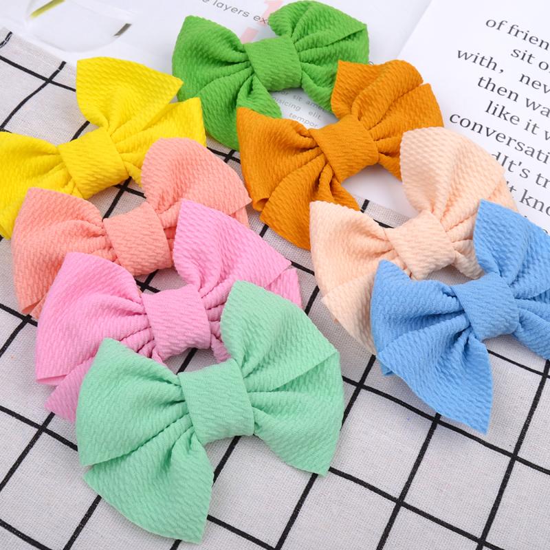 

4.7 Inches Nylon Hair Bows With Clip For Baby Girls New Handmade Hair Clips Boutique Cute Barrettes Headwear Accessories, 18