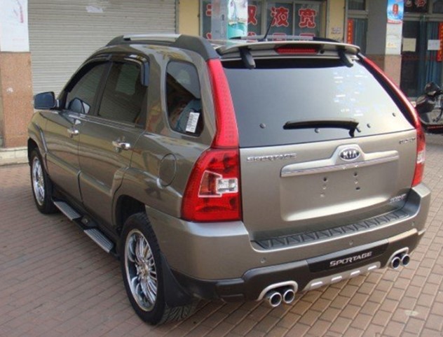 

For Sportage Spoiler 2005-2009 Kia Sportage Spoiler ABS plastic Material Car Rear Wing Color Rear Spoiler