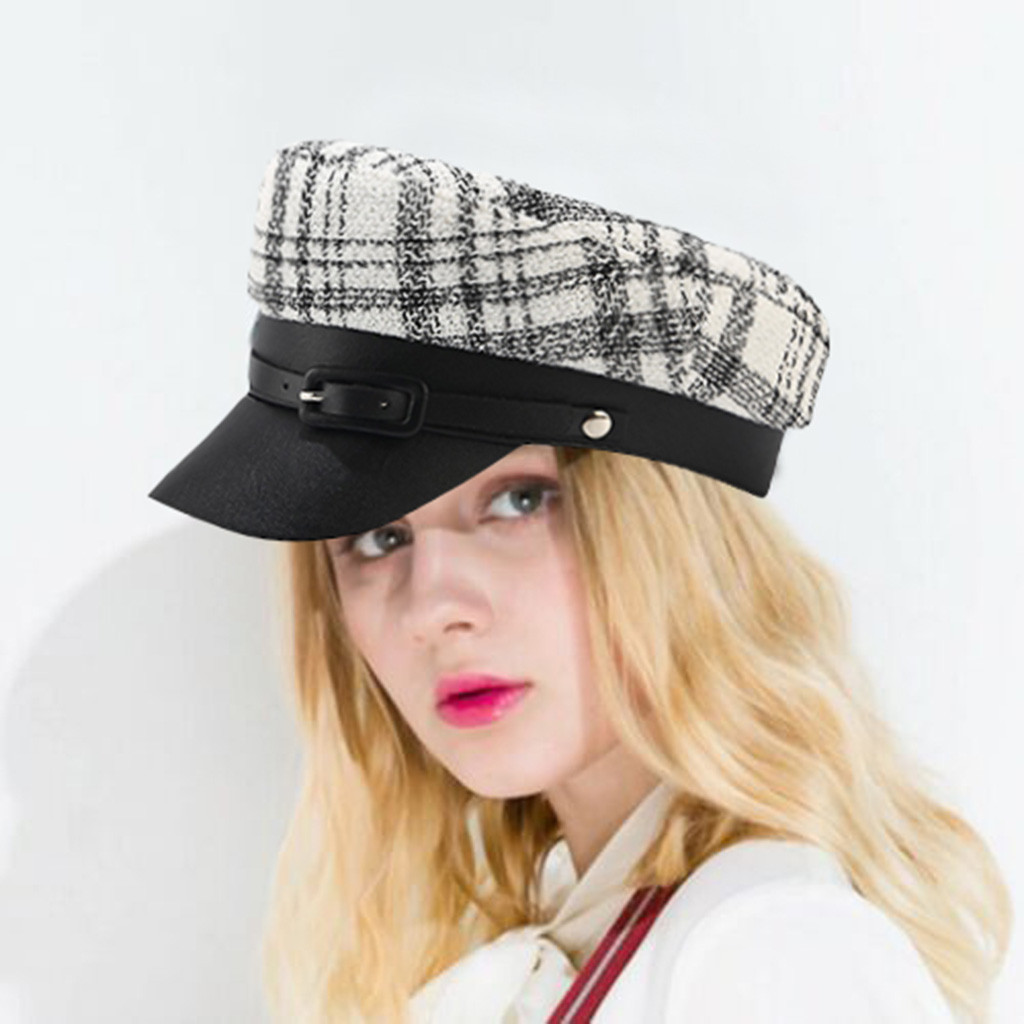 2019 Femmes Chapeau Mode cor/éenne Ceinture Chapeau Court Fedora Chapeau R/étro Britannique Chapeau Hommes Et Femmes Tendance Automne Et Hiver Sauvage Loisirs Jazz Chapeau