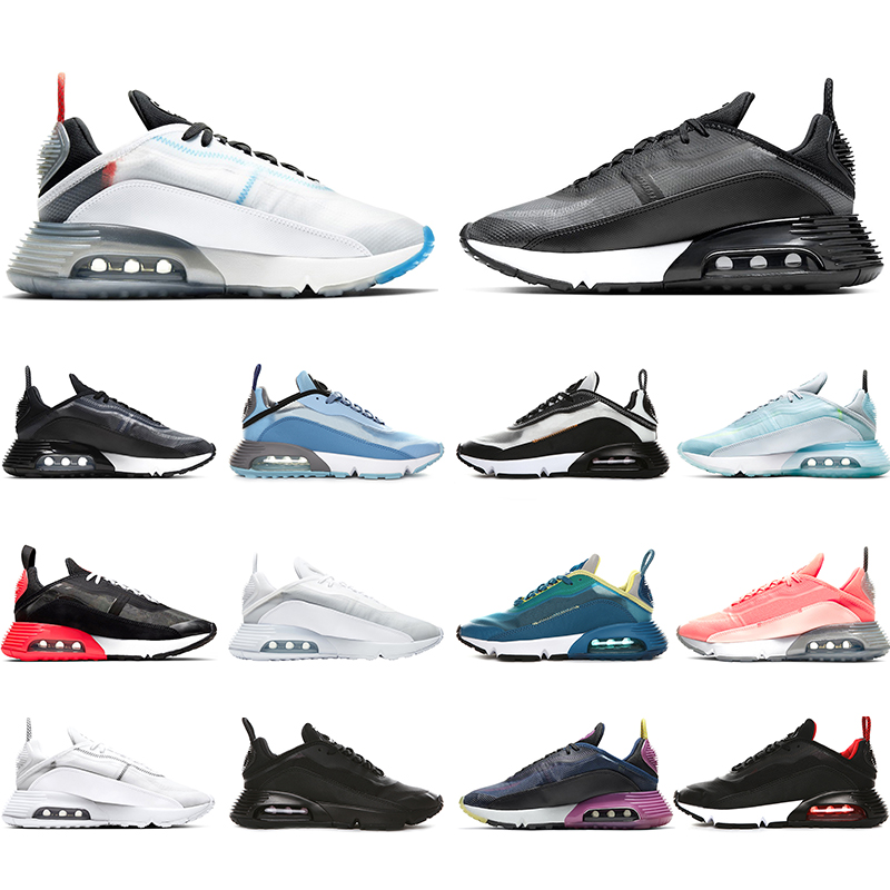

Top 2090 Running Shoes Mens Womens Sneakers Pure Platinum Duck Camo Bred Triple Black White Womens Trainers Sports Size 36-45, Bred 36-45
