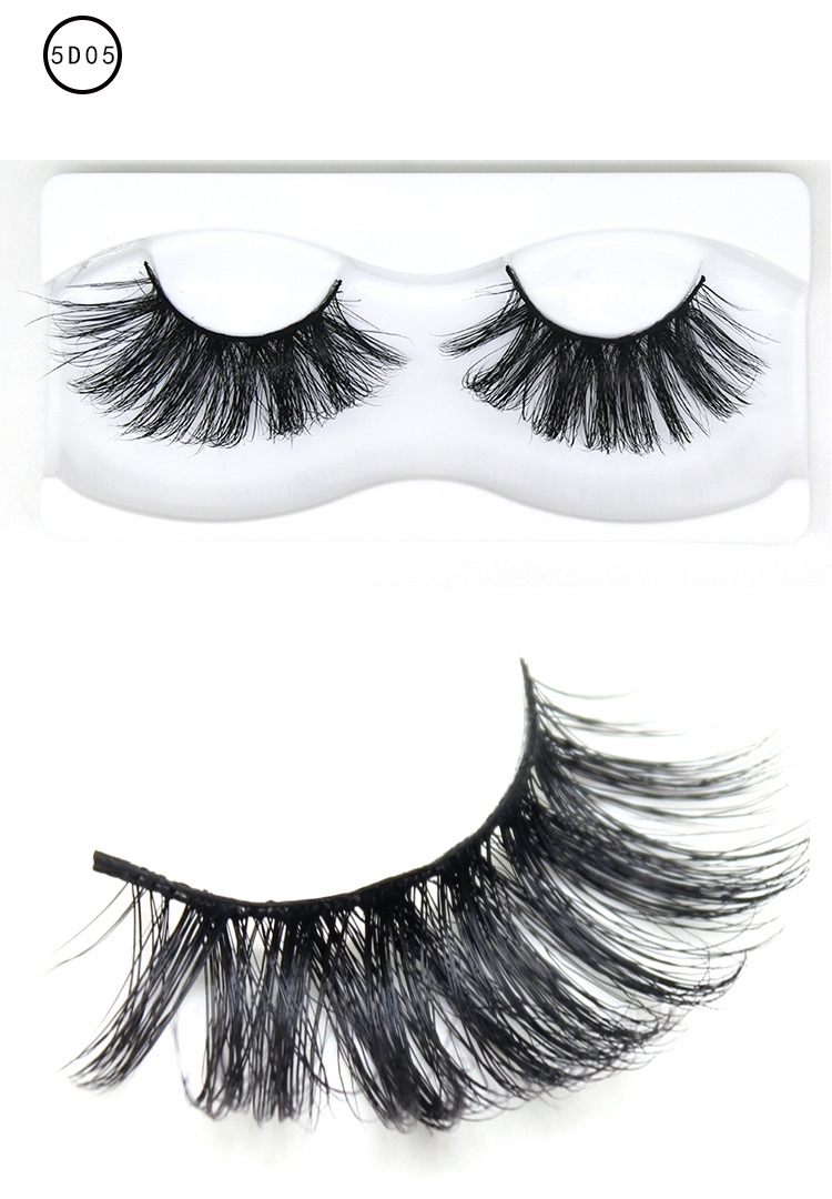 

Super long 25mm mink lashes handmade reusable thick natural long false eyelashes extensions vivid & curly DHL Free