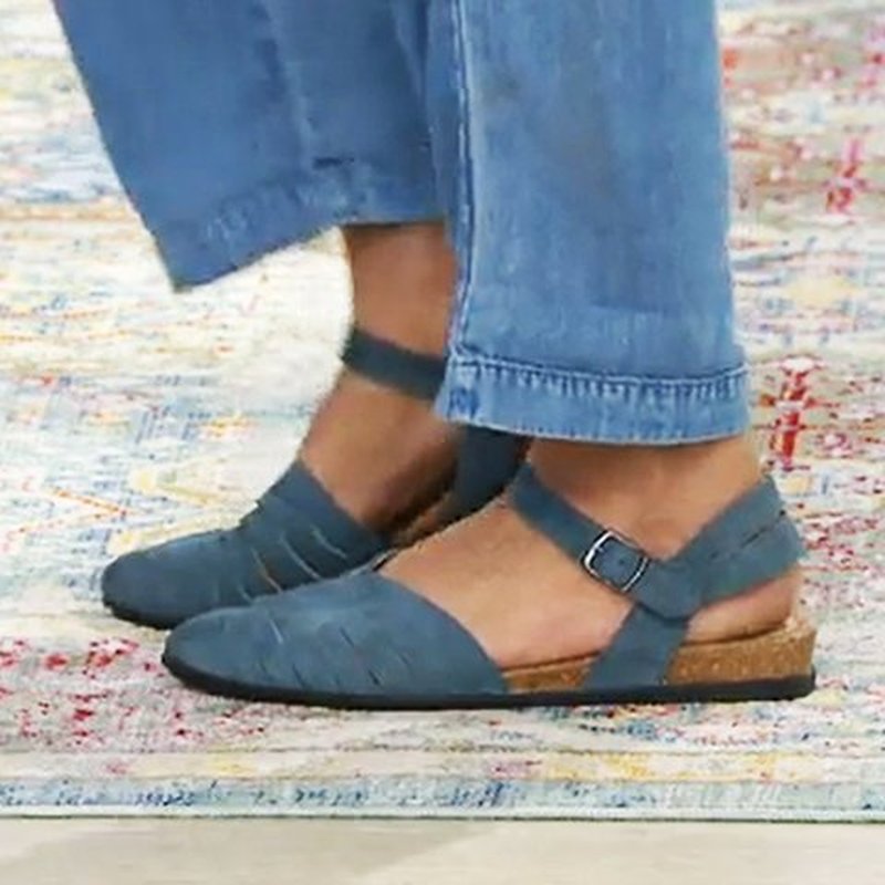 

women summer sandals flats shoes woman vintage PU leather plus size pointed toe gladiator sandalias mujer sapato feminino D693, Blue