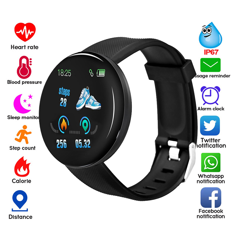 

Smart Watch Sleep Tracker Heart Rate Tracker SmartWatch Men Women Blood Pressure Sport Round Smartwatch Blood Oxygen Watch