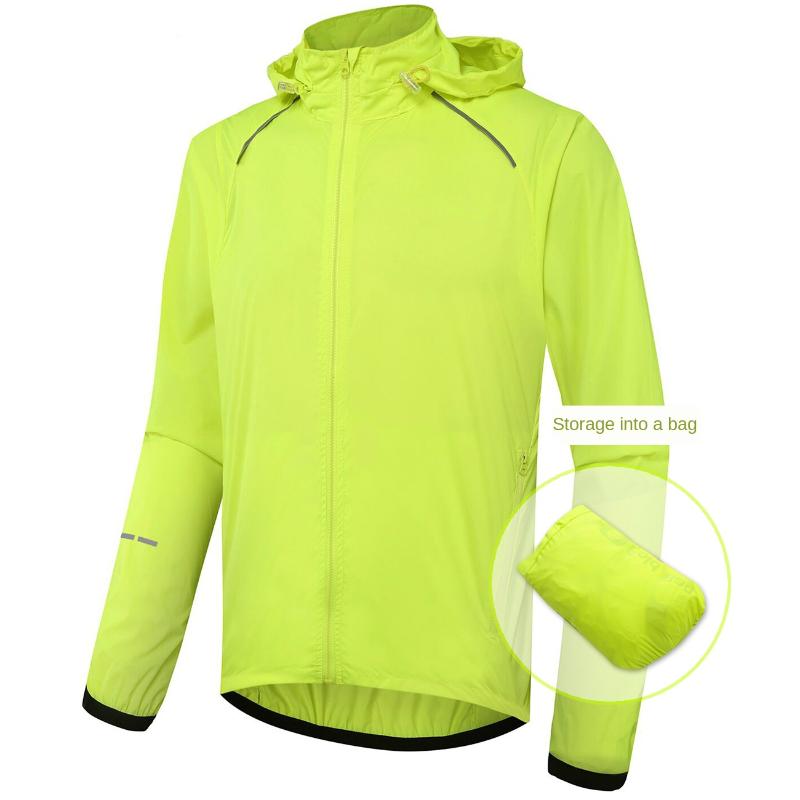 

Men's Women Casual Jackets Rainproof Cycling Jacket Windproof Ultra-Light Windbreaker Top Men Running Coat Rain Jacket