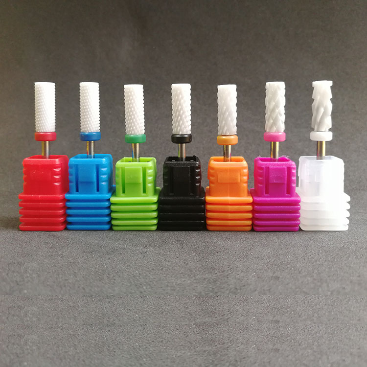 

2.35 Small Barrel Ceramic Nail Drill Bits Ceramic Nail Bit Manicure Machine Accessories Pedicure Tools Fine Medium Coarse