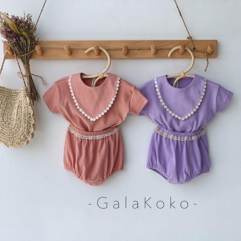 

2020 Korea Style Baby Girls 3pcs Set T Shirt+ Shorts+Bib Summer Kids Girls Suits 0-2 Years, Pic