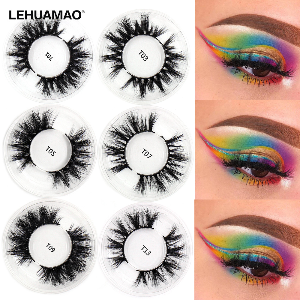 

Eyelashes Mink Lashes Cruelty free handmade 3D Mink Eyelash Extension Makeup Natural long EyeLashes Fluffy Lashes