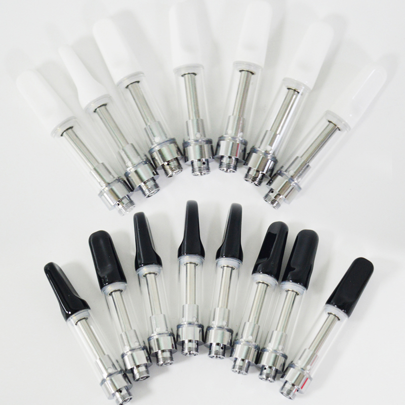 

510 Ceramic Vape Cartridges 1ml Empty Vape Pens Cartridges E Cigarettes Vaporizers Vapes Carts Atomizers for 510 Thread Vape Battery