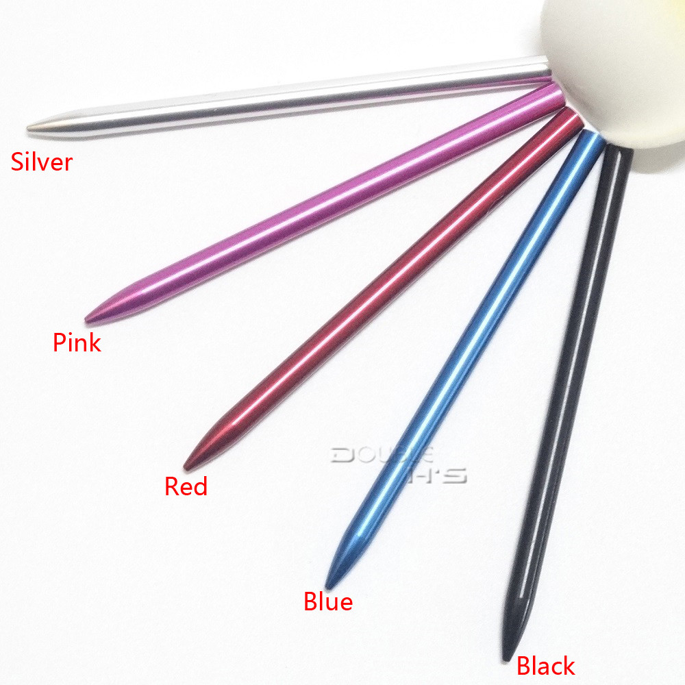 

5pcs/lot 3.5"Aluminum Paracord Needle With Screw Thread Shaft Tip Stiching Needle Fid for Pracord Bracelet