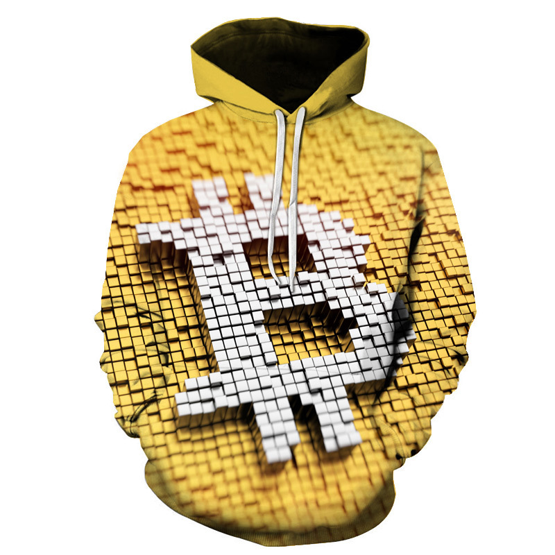 

New Men/Women Fashion Sport Hoodies 3D Print Gold Coin Sweatshirt Individuality Design Spring Autumn Casual Hooded Sweatshirt, Ws6716
