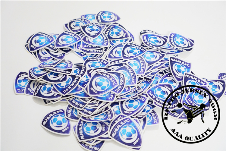 

Free shipping Al-Hilal Saudi Football Club logo printed soccer badge