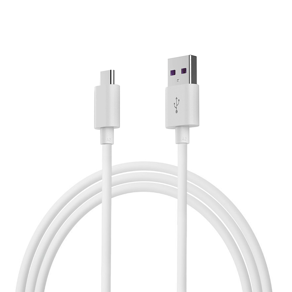

1.5M 5A USB Type-C Fast Charge Cable for Huawei P20/Mate 9 Pro/Mate 10/P20 Lite, White