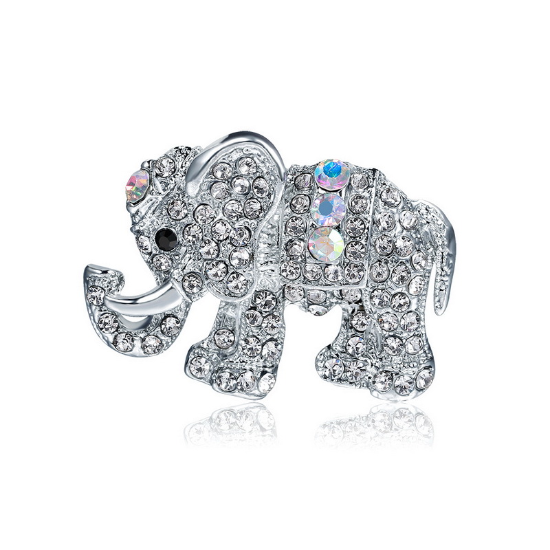 

Wholesale colorful elephant crystal Cute Brooches and Pins Gift Xmas Crystal Brooch Gift Pin snowman Brooches Pins Brooches for Men Women