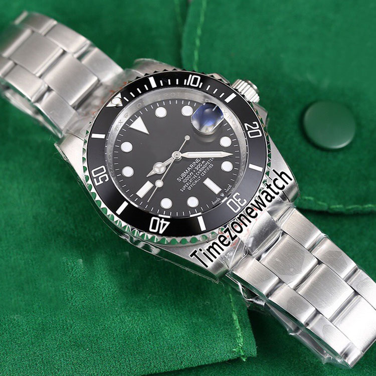 

New GDF V3 SUB 116610 Miyota 8215 Automatic Mens Watch Black Ceramic Bezel Black Dial Watches Stainless Steel Bracelet Timezonewatch E05a1, Customized waterproof service