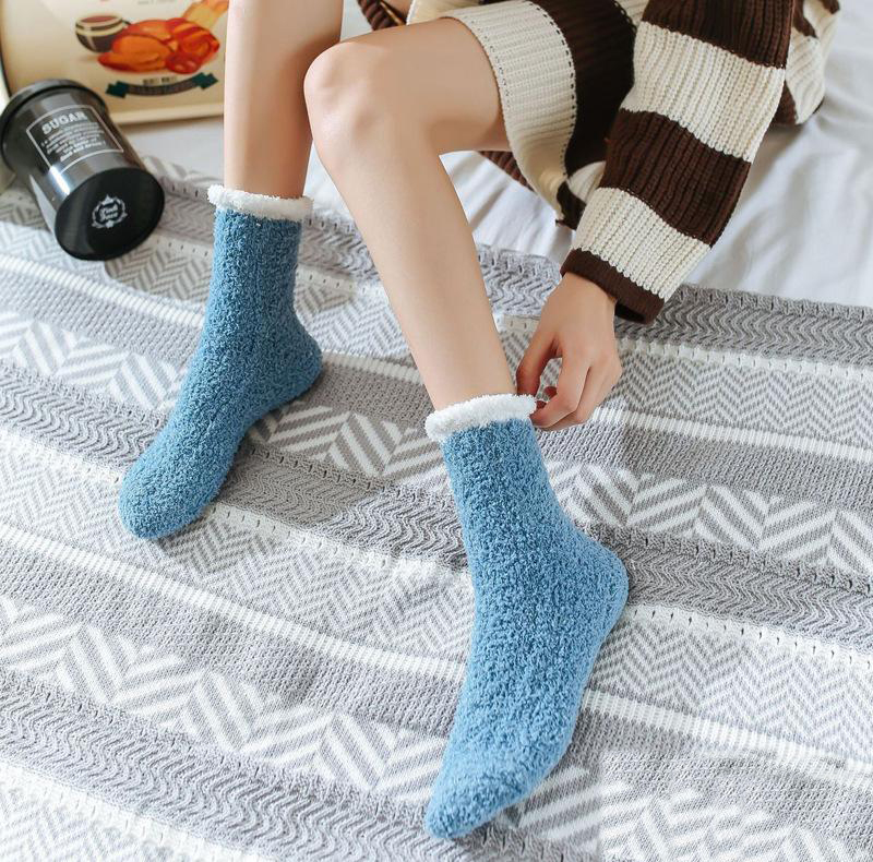 Vobony 5 pares Calcetines Largos de Algod/ón Antideslizantes Calcet/ín Medias Altos con Lazo para Beb/é Ni/ños Ni/ñas