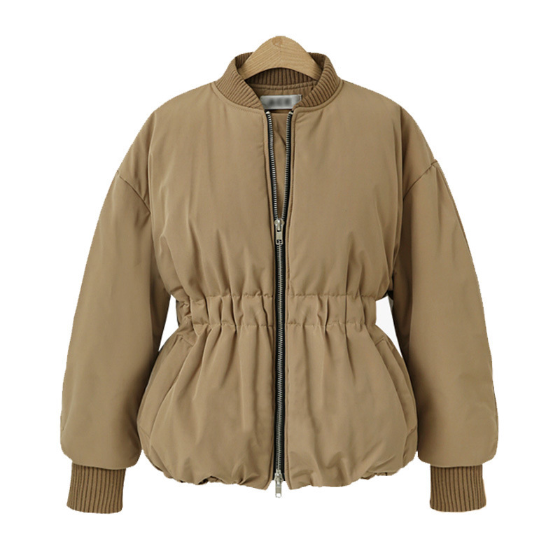 

New Pattern Suit-dress Short Fund Cotton-padded Clothes Jacket Winter Coat Women, Khaki
