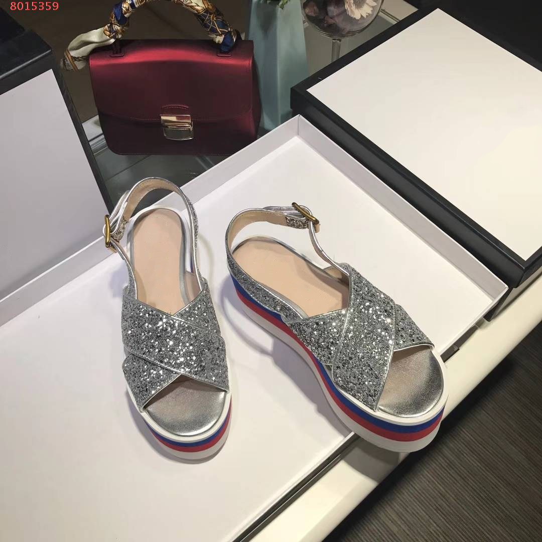 

Hot Sale-2018 Spring Summer New Arrival Women Fashion Buckle Strap Flat Platform Espadrilles Open Toe Sandals Size 35-39, Black