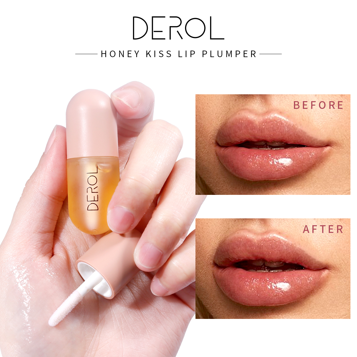 

DEROL Lip Balm Moisturizing Lips Beauty Makeup Moisturizer Lip Color Plumper Oil Plumpers Mask Care