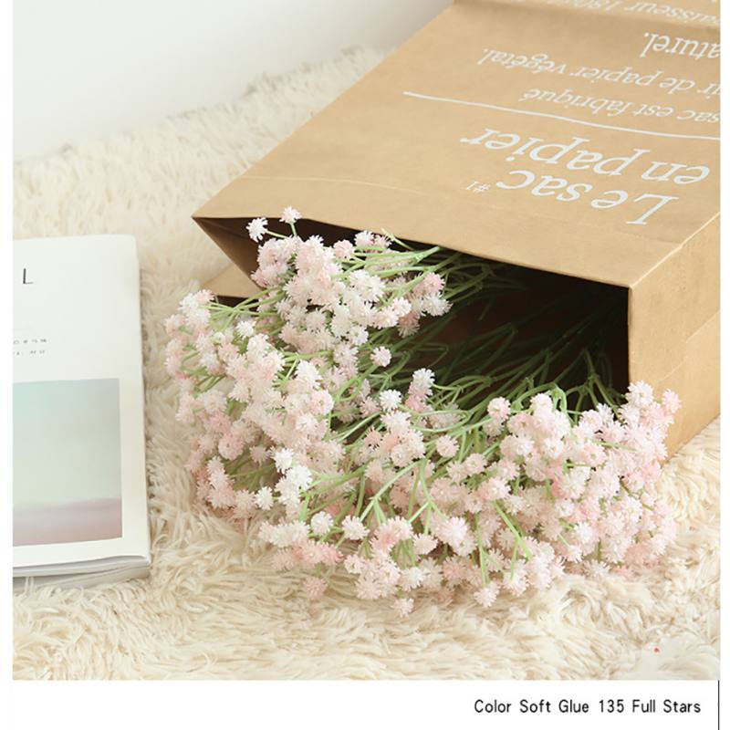 

Ins Artificial Gypsophila Bouquet for Home Bar Shop Decor Holiday Gifts Wedding Valentine's Day Gypsophila Flower Bouquet Decor