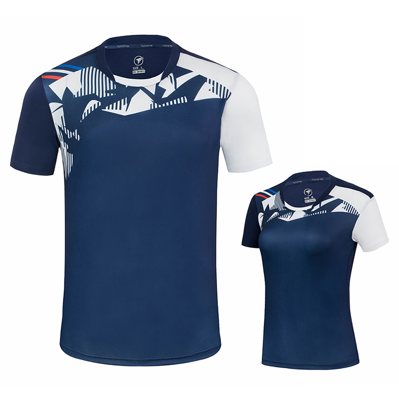 

New sport shirts Men / Women Gym Running shirts badminton , Table Tennis Quick-Dry sleeve sports fitness shirt, Woman 1 shirt