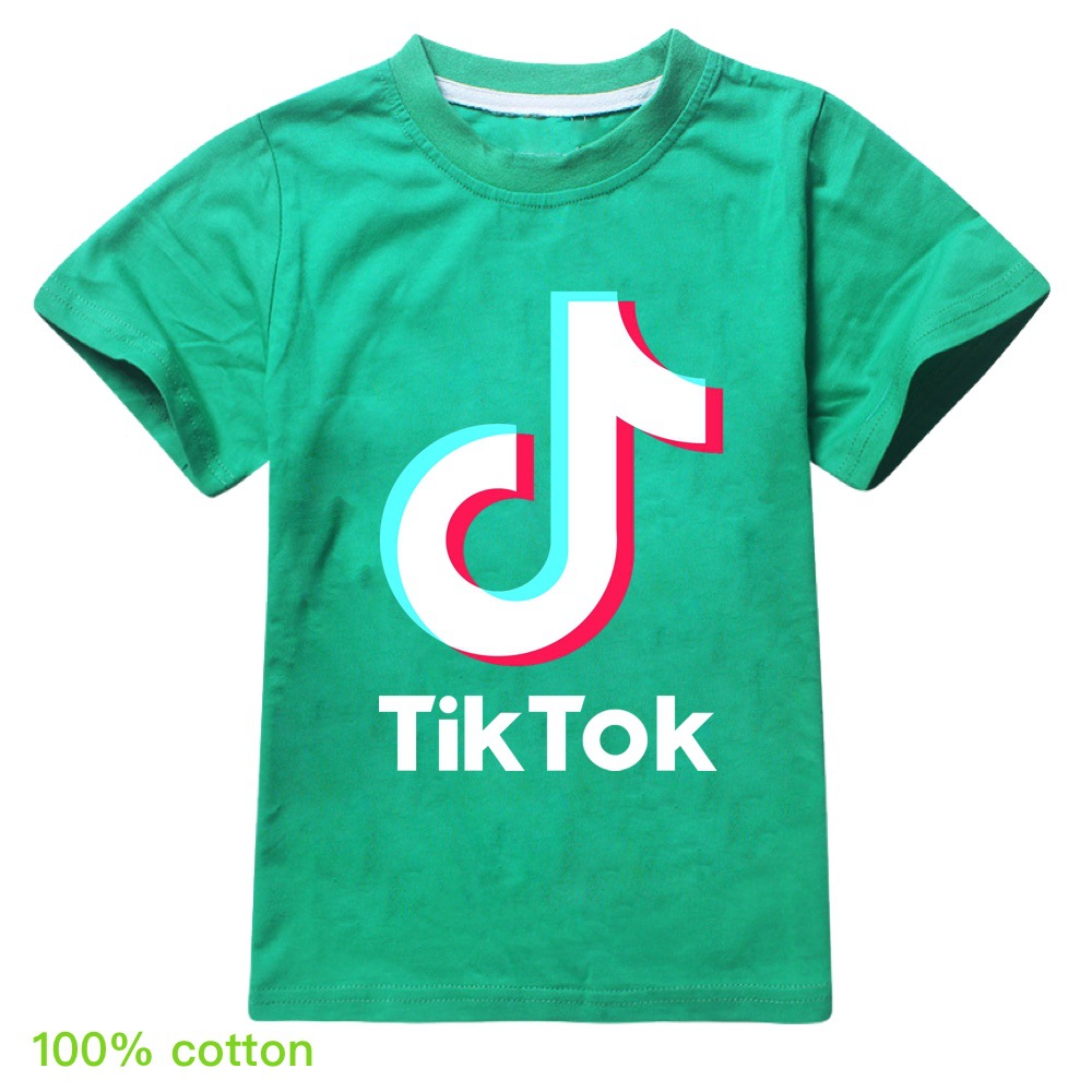 2020 Fashion Kid Tik Tok T Shirt Pop Short Video App Tiktok Shirt Tops