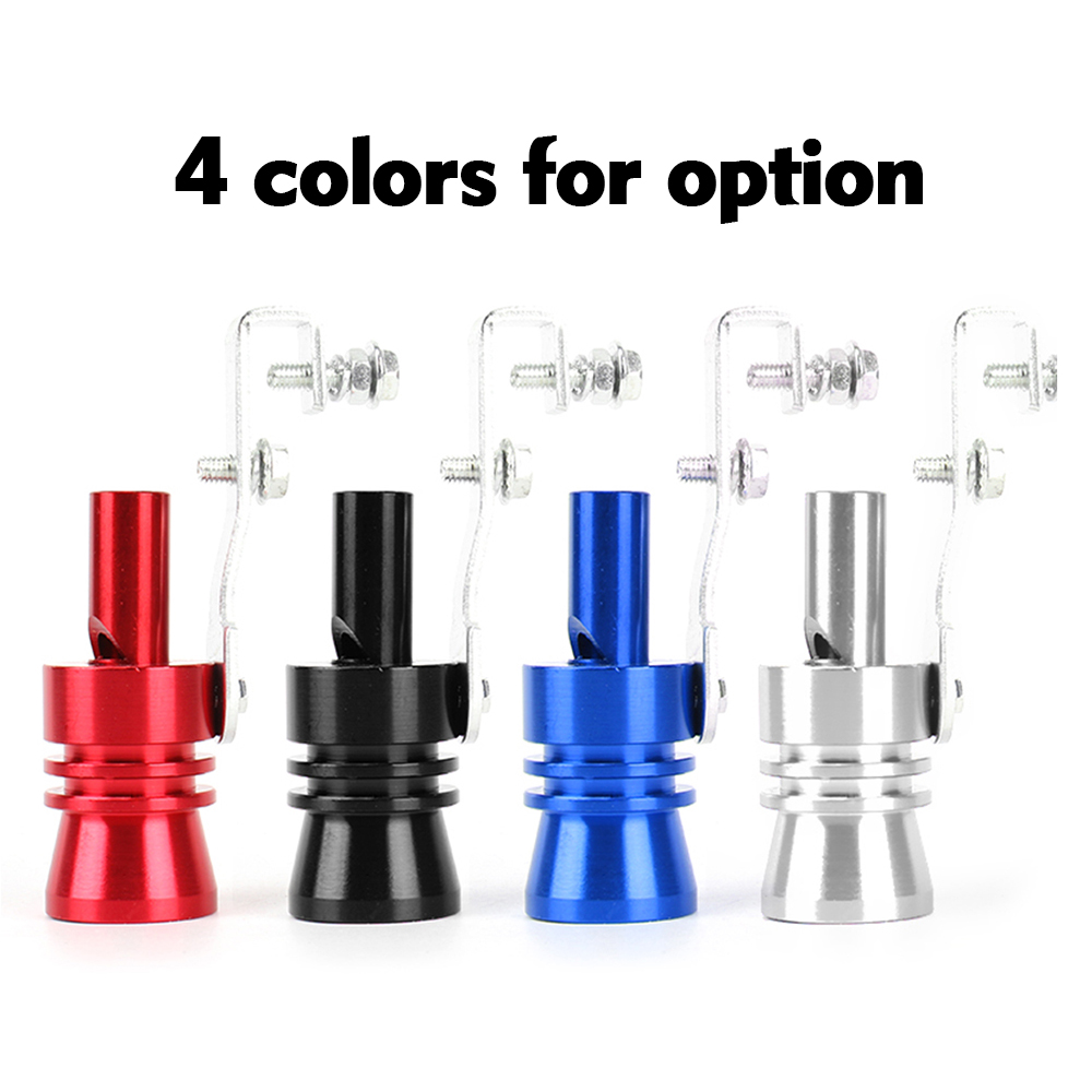 

Car Turbo Sound Whistle Silver/Blue/Black/Red Aluminum Turbo Sound Whistle For Exhaust Pipe Tailpipe BOV Blow-off Valve