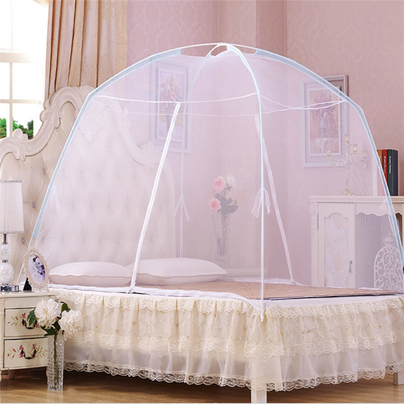 

Encryption Full-bottom Mosquito Net 6 Sizes Mongolian Yurt Mosquito Net For Double Bed Dormitory Student Single Netting