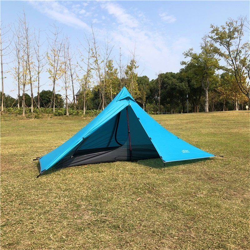 

Ultralight Rodless Pyramid Tent Single Person Waterproof 4 Season All Weather Camping Tent For Hiking Hunting Portable Windproof