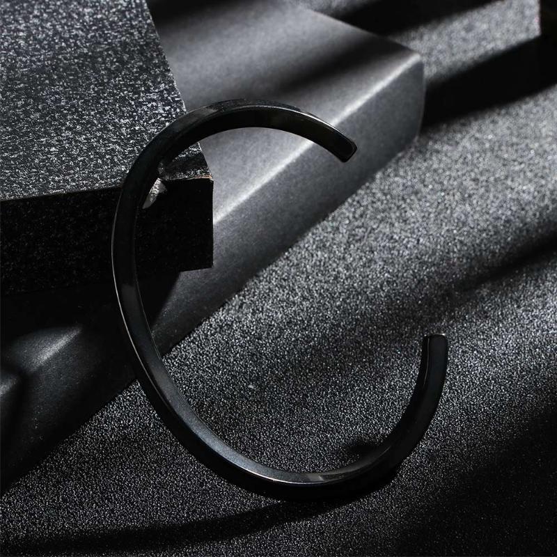 

Vintage Men Twisted Carved Antique Silver Color Cuff Bang Bracelets Stainless Steel Jewelry Gifts For Women Men