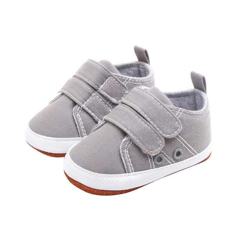 

Baby Boys Girls Canvas Shoes Anti-Slip Sole Casual Sneakers Toddler Infant First Walkers