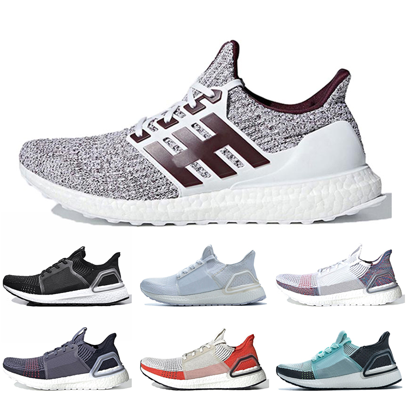 

Top Fashion women mens running shoes UltraBoost 4.0 triple s white black active red Ultraboost 19 trainers sneakers 36-47, #17 5.0 dark grey 36-45