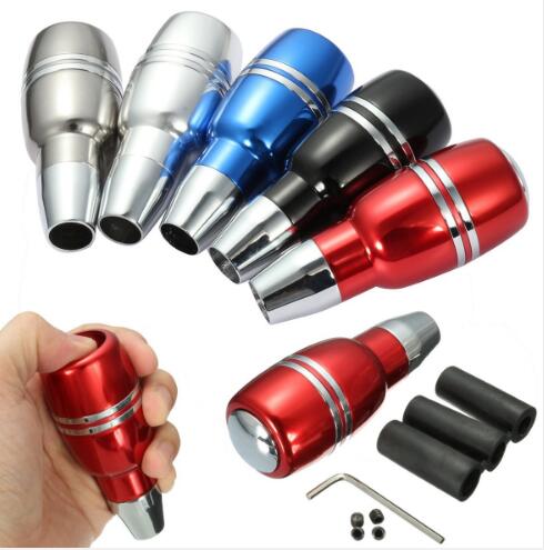 

Universal Aluminum Automatic Manual Car Button Auto Gear Stick Shift Shifter Lever Knob Titanium