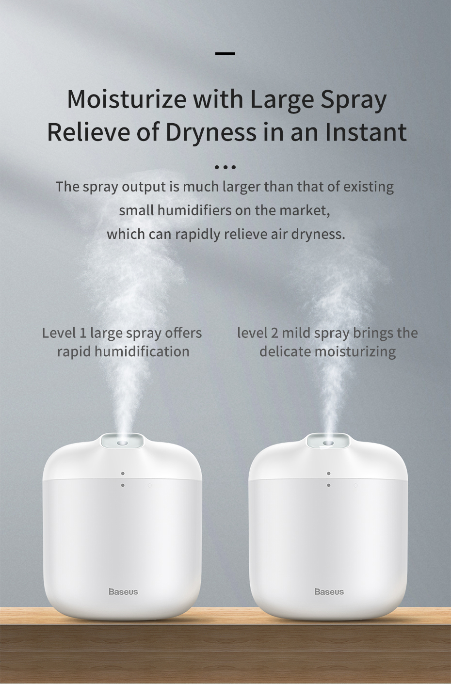 Baseus Humidifier Air Humidifier Diffuser For Office Home Baseus Humidifier Air Humidifier Diffuser For Office Home