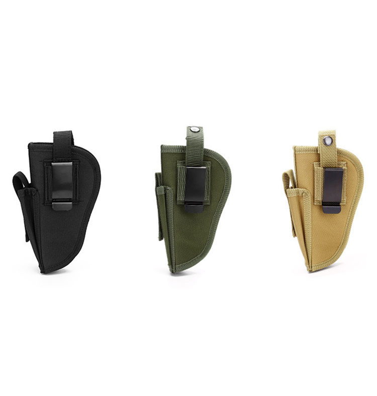 

Universal Concealed Tactical Gun Holster Sports Equipment IWB Hidden Form CS Field Stealth Hunting Cycling Waist Sleeve Bag Gun Pouch, Black;green