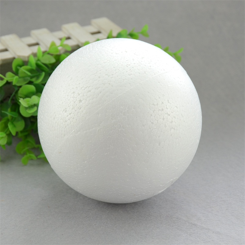 

New 1PCS/Lot 12CM Modelling Polystyrene Styrofoam Foam Ball White Craft Balls For DIY Christmas Party Decoration Supplies Gifts