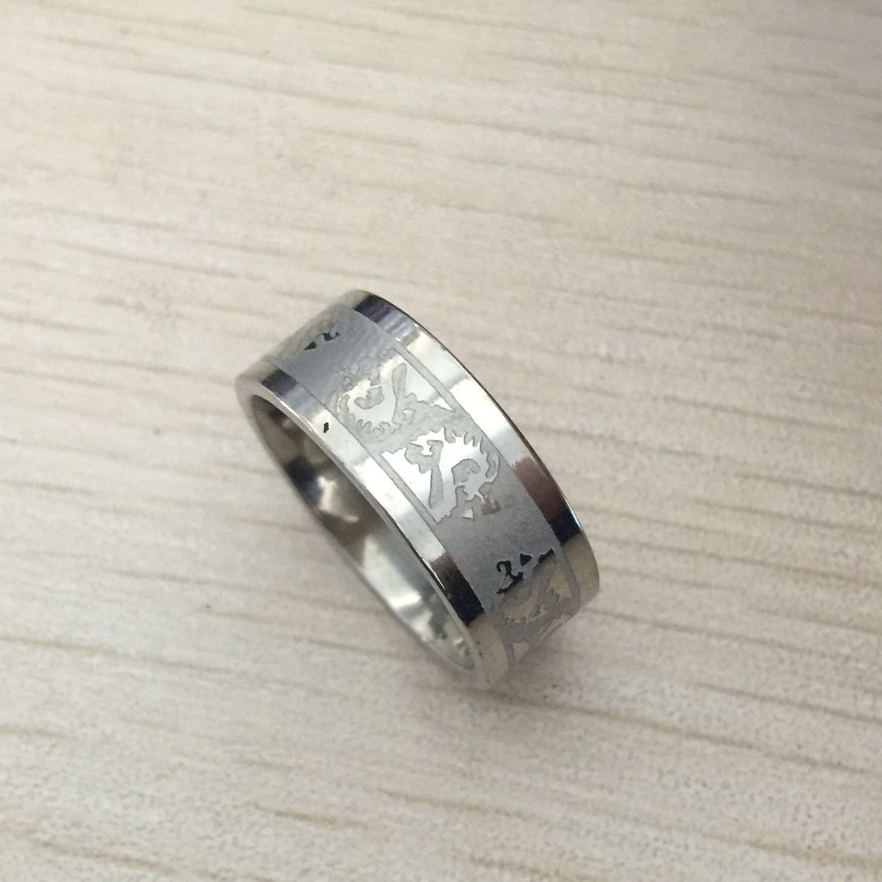 

2019 new Trendy Style silver color dragon Ring Men Jewelry Rock Punk Vintage Stainless Steel Party Jewelry