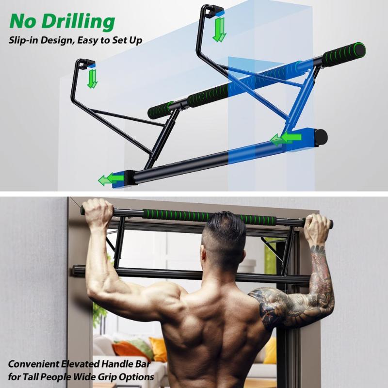 

Home gym full body workout bar multi chin up bar door frame pull up