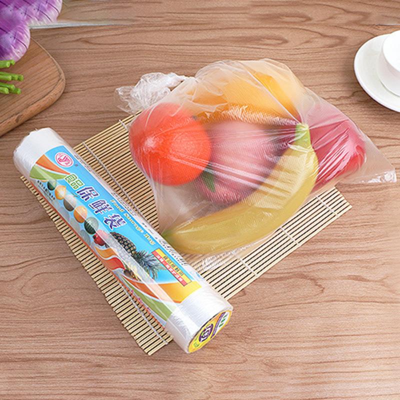 

100pcs/roll Storage Bag Keeping Fresh Bag For Refrigerator Household Fresh Long Keeping Support Microwave Heating