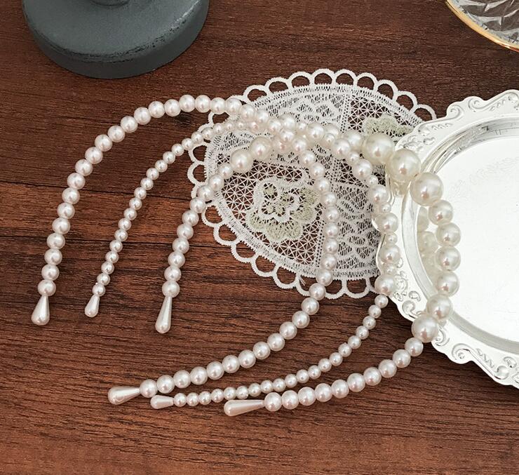 

Simple Pearl Hair Hoop Headband Elegant Hairpin Hair Band Decoration Braided Hair Ornaments Party Gift