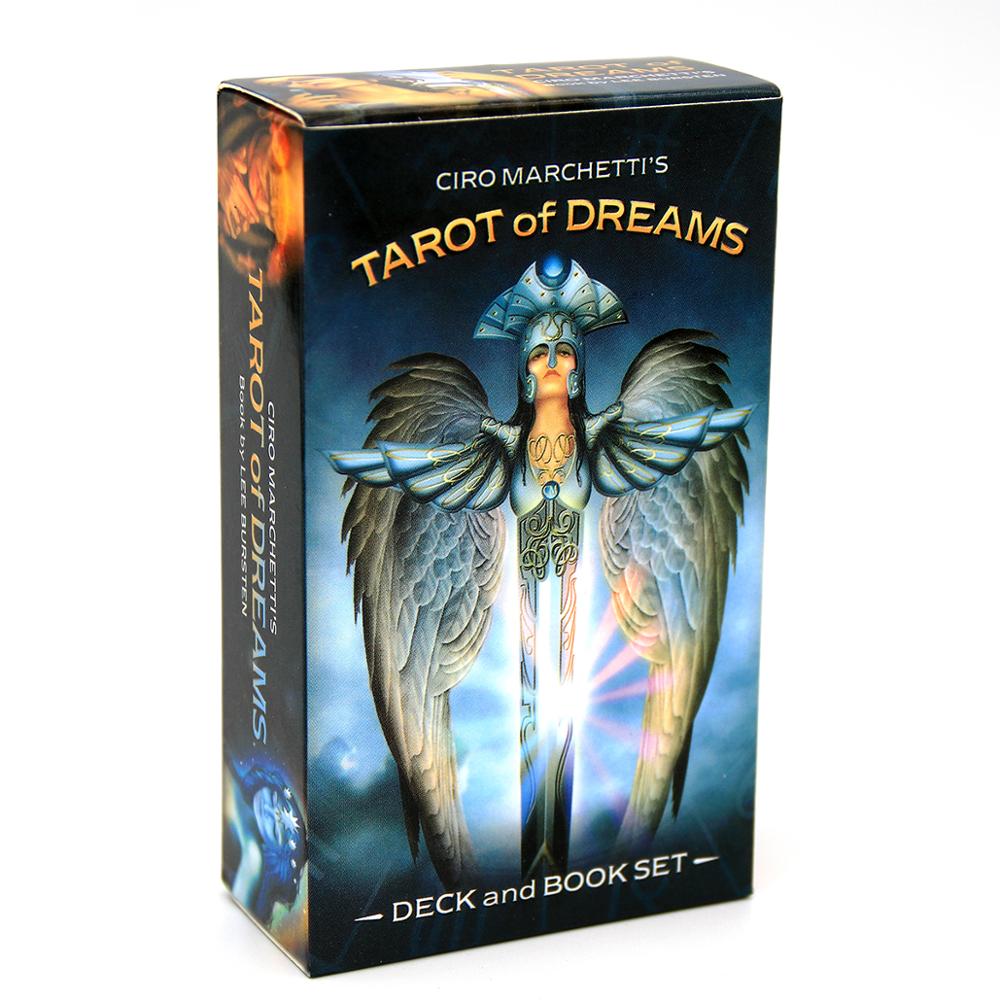 

Tarot of Dreams English 83 Cards Fortune Telling Ciro Marchetti Deck Divination Book Sets for Beginners Game