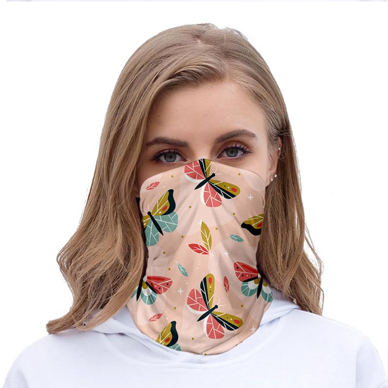 

2020 Multifunctional Summer Outdoor Face Cover Fashion Printing Scarf Smooth Breathable Headband Men Women Bicycle Sport Scarf