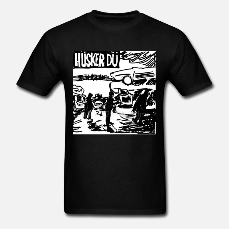 

T Shirt 2017 New O-Neck Musica Punk Rock Husker Du Bianco Bianca 3D Print Tee Shirt Top Quality Short Sleeve Tee, Men-darkpurple