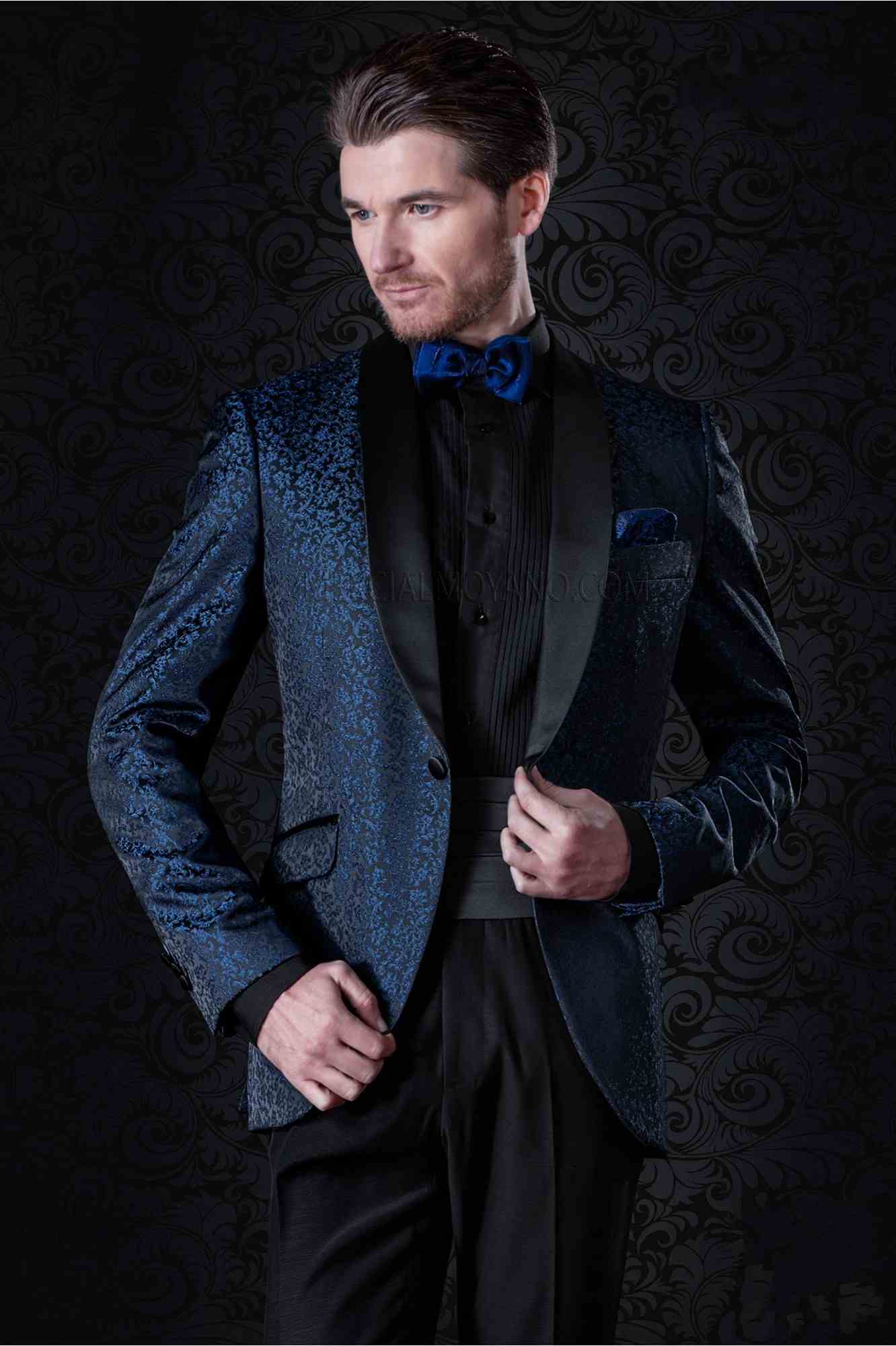 

Groom Tuxedos Groomsmen Shawl Lapel Custom Made One Button Men Suits Wedding/Prom/Dinner Best Man Blazer ( Jacket+Pants+Tie )M1503, Same as image
