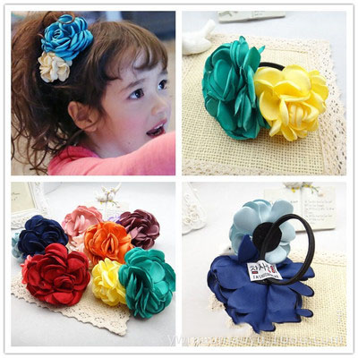 

Children Hairbands Kids Designer Flower Hairbands 2020 Fashion Girls Hair Ties Sweete and College Style Girls Hairband Hair Accessories New, Color1