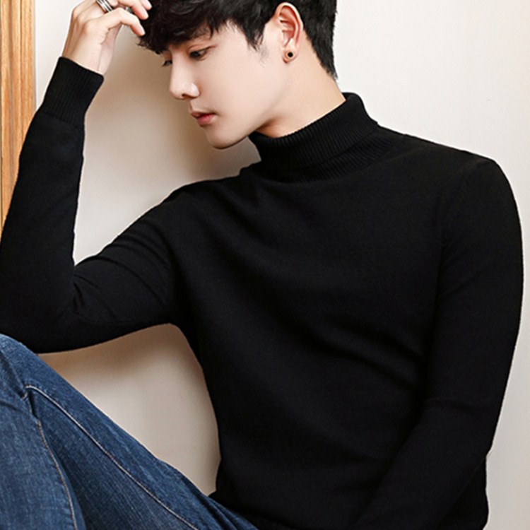 

Black White Red Men Winter Pullover Sweater Slim Thick Big Boys Sweaters Winter England Style O-Neck Men Knit Wear, Beige