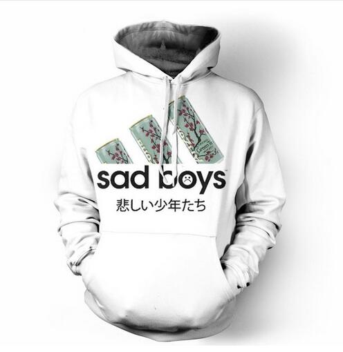 

New Fashion Casual 3D Printing Hoodies Sad Boys Love Arizona Tea Men / Women Autumn and Winter Sweatshirt Hoodies BBCC08, Multicolor