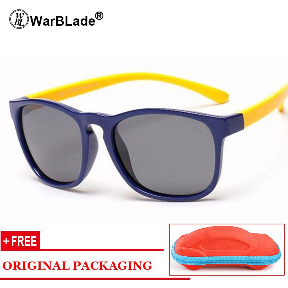 2020 New Polarized Sunglasses Kids Flexible Eyewear Square Frame Baby Uv400 Sun Glasses Oculos De Sol Infantil Free Gift Cccsi