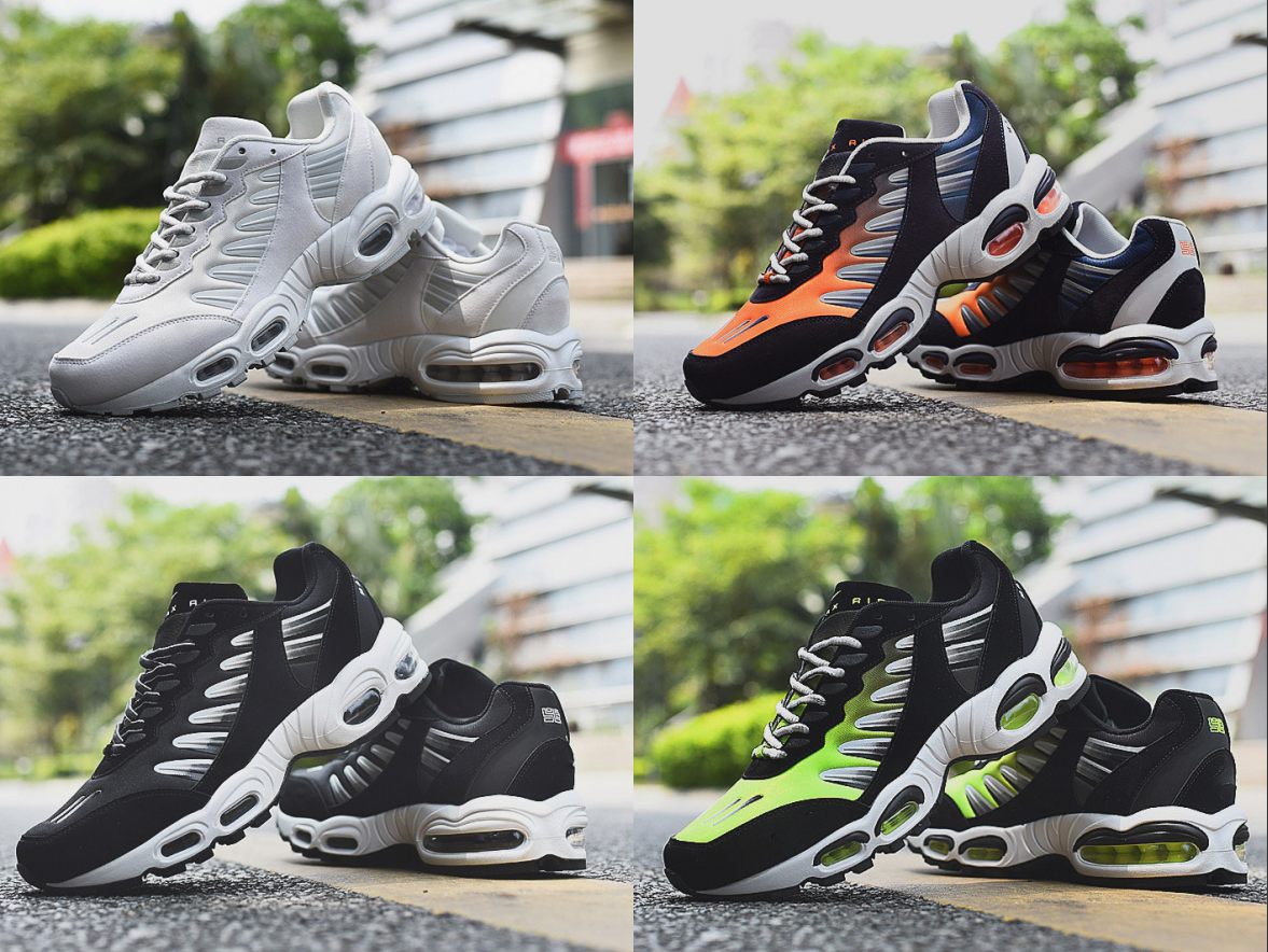 

Newest Pure Platinum Gradient Tn Plus Og Ultra TailWind IV 4 Mens Running Shoes Navy and Gold Man Trainers sports Sneakers Zapatillas 40-45, Color 7